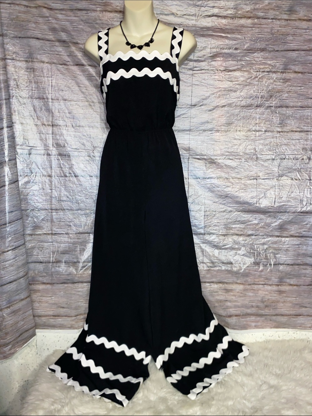 Cato Black & White Jumpsuit